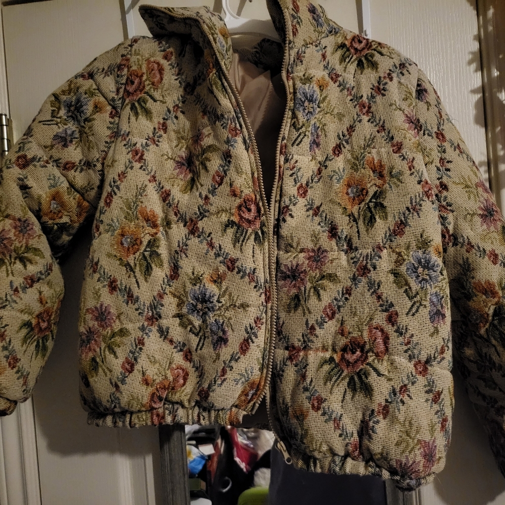 Cider Secret Garden Zip Up Coat